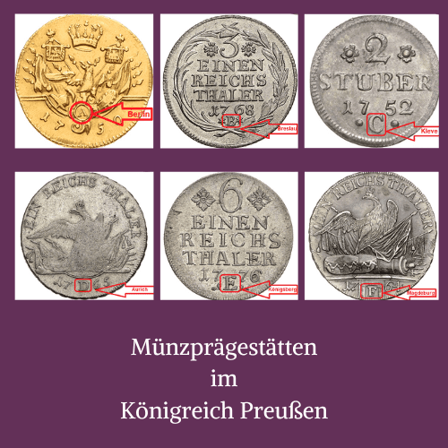 Münzprägestätten im Königreich Preußen