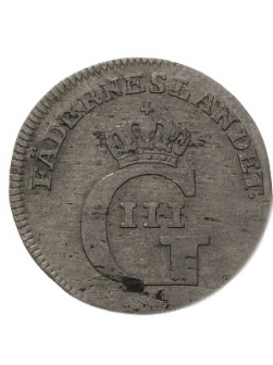 1/24 Riksdaler 1777 Gustav III. Schweden