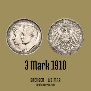 3 Mark 1910 Sachsen-Weimar