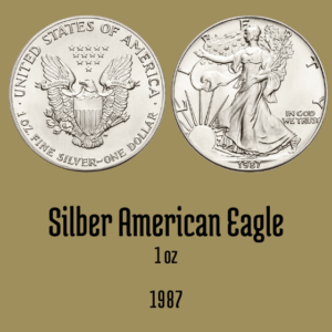 American Silver Eagle 1987 stglz.
