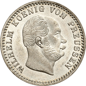 2 1/2 Silbergroschen 1872 Brandenburg-Preussen