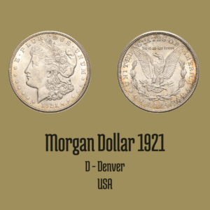 Morgan Dollar D 1921