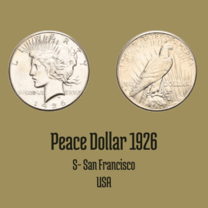 Peace Dollar 1926 S USA