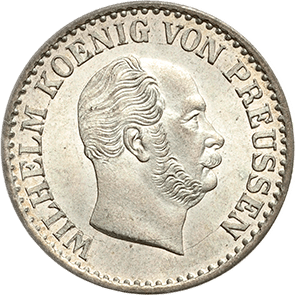 1 Silbergroschen 1872 Preussen 