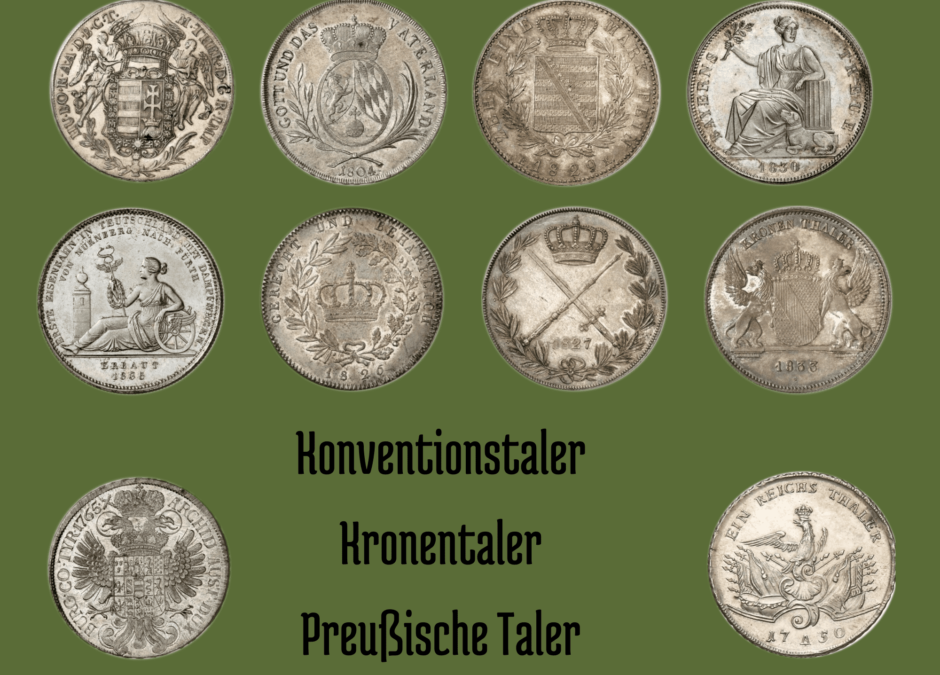 Preußische Taler, Konventionstaler und Kronentaler