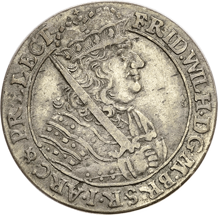 18 Gröscher 1684 HS Herzogtum Preußen