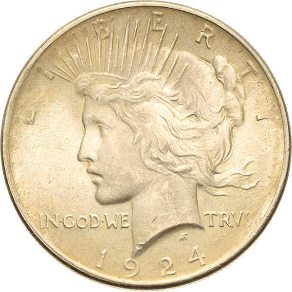Peace Dollar 1924 USA
