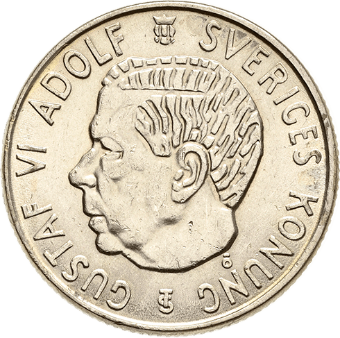 2 Kronen Schweden 1956
