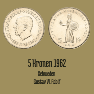 5 Kronen Schweden 1962