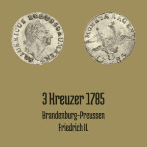 3 Kreuzer 1785 Friedrich II. Schlesien
