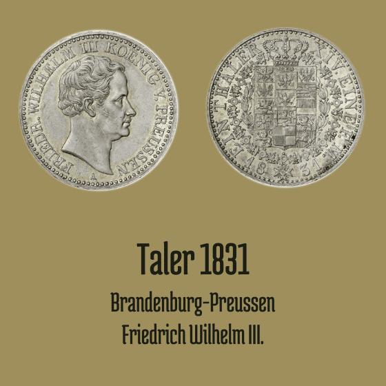 1 Taler 1831 Königreich Preußen