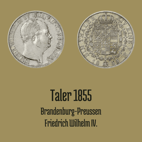 1 Taler 1855 Königreich Preußen