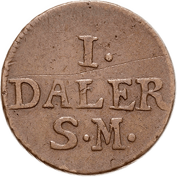 1 Daler Silvermynt 1716 Fide