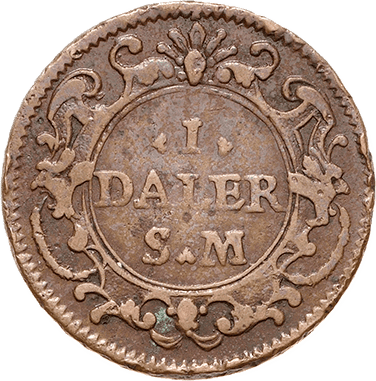 1 Daler Silvermynt 1719 Hoppet