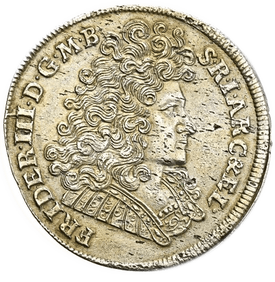 2/3 Taler 1689 LCS Friedrich III.