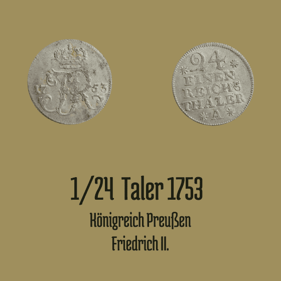 1/24 Taler 1753 Brandenburg-Preussen