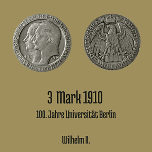 3 Mark 1910 Preußen Uni Berlin