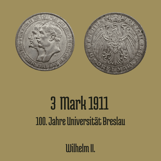 3 Mark 1911 Uni Breslau