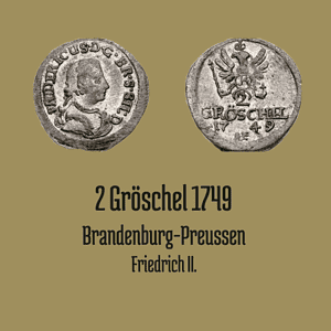 2 Gröschel 1749 Breslau Friedrich II.