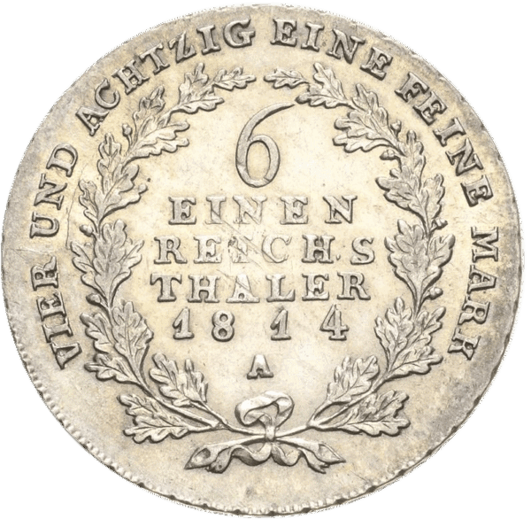 1/6 Taler 1814 Friedrich Wilhelm III.