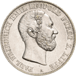 Vereinstaler 1866 Leopold Fürst zur Lippe av