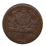 1 Centimes 1842 Ludwig Philippe I. Frankreich