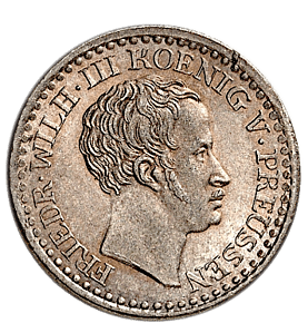 1 Silbergroschen 1821 av Künker 535 Los 4067 