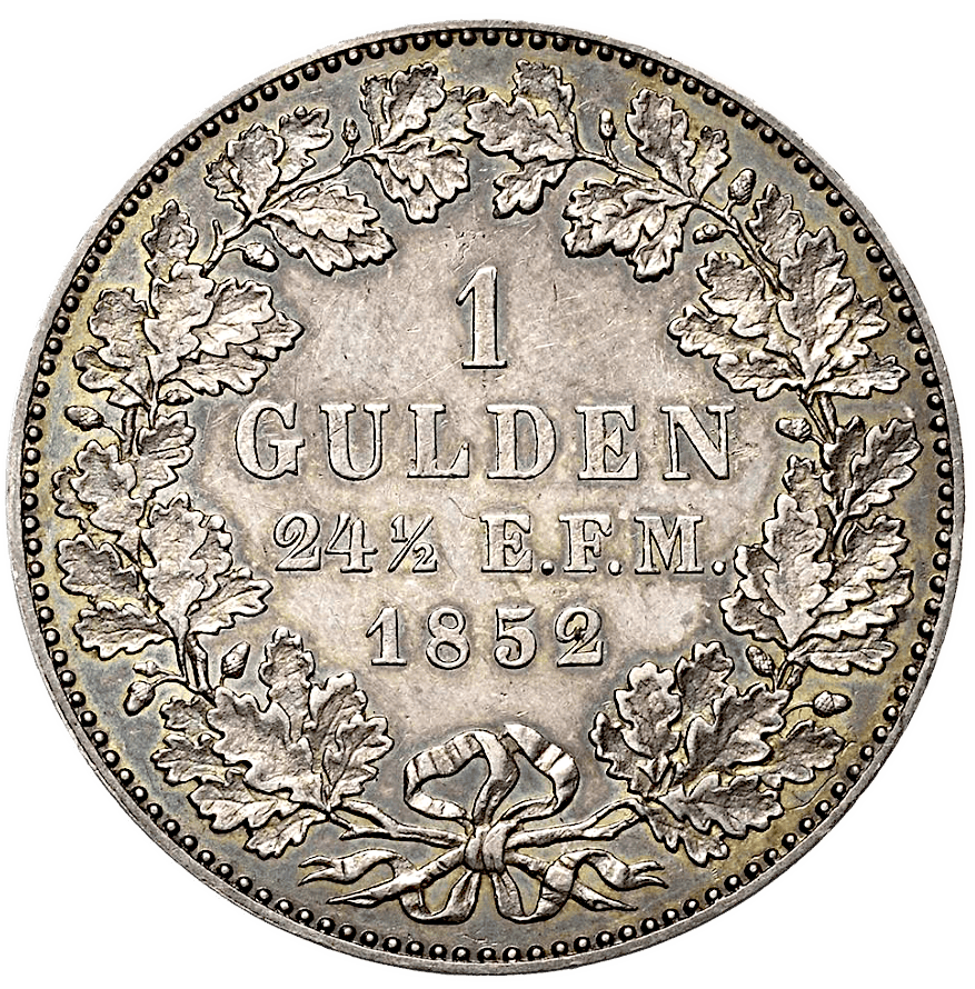 1 Gulden 1852 Hohenzollern