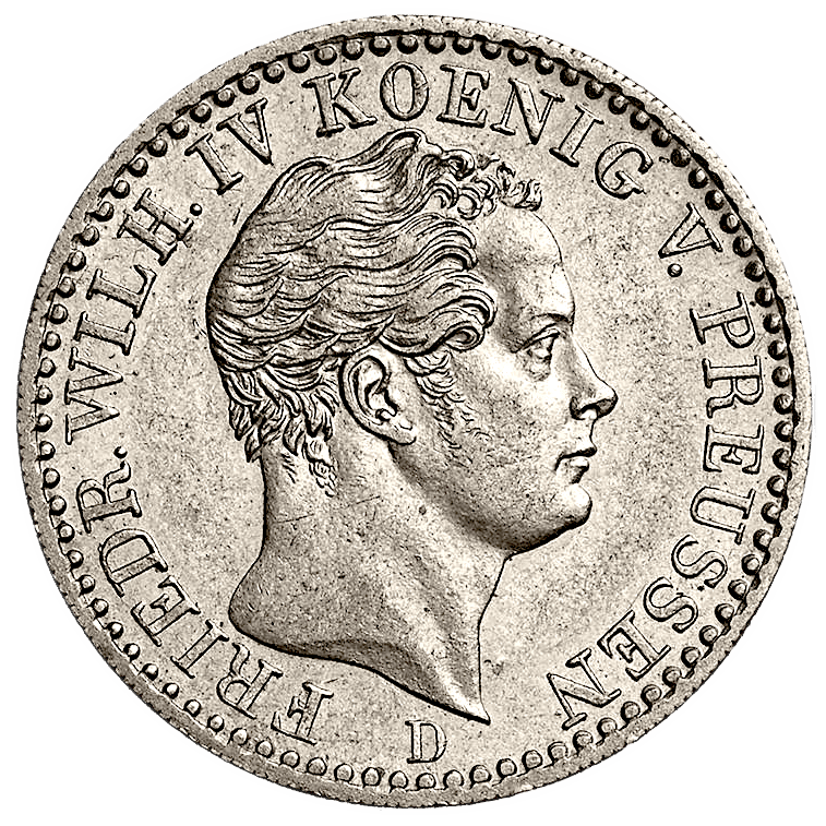1/6 Taler 1841 D Düsseldorf