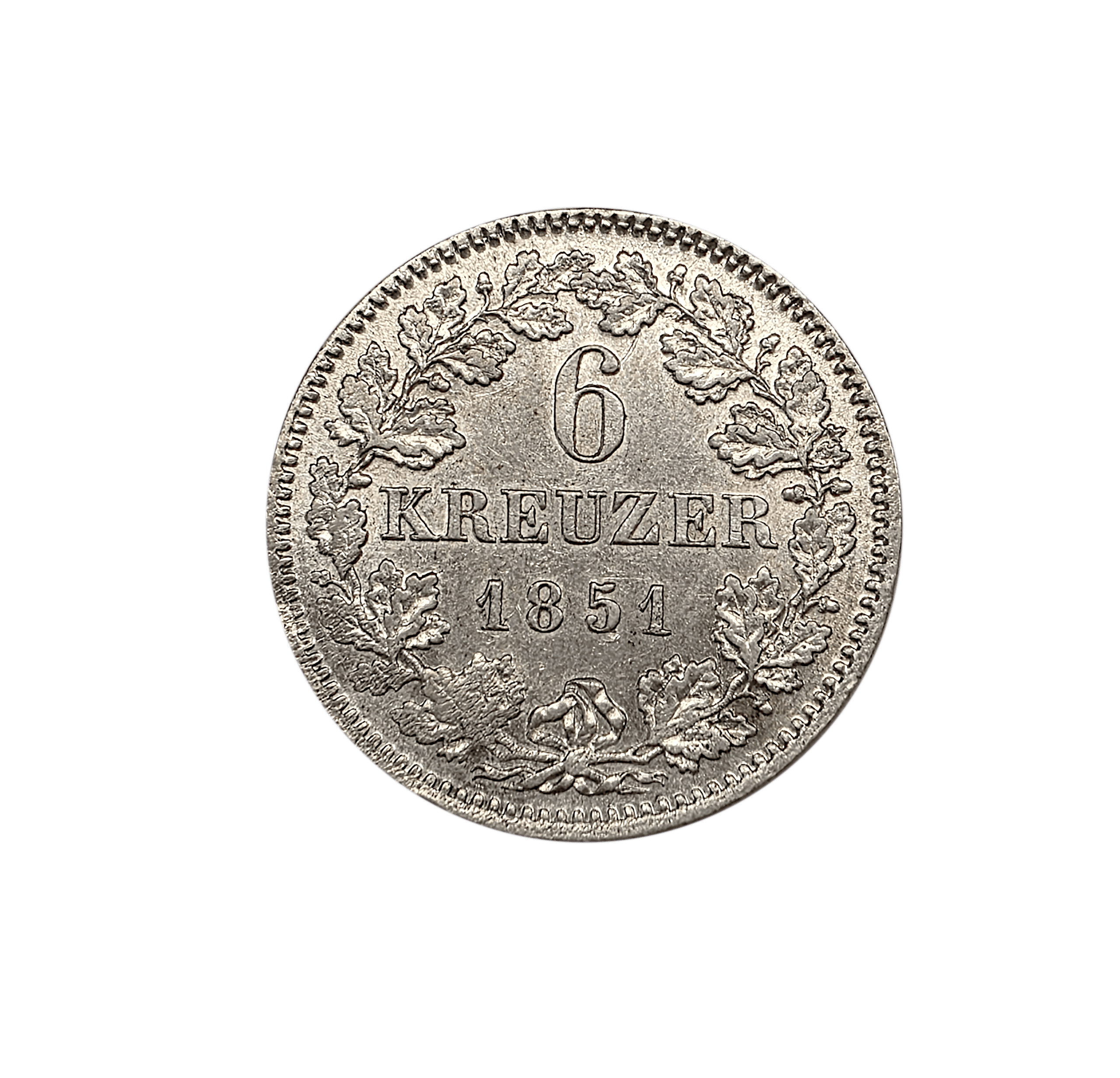 6 Kreuzer 1851 Bayern
