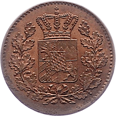 1 Pfennig 1863 Bayern
