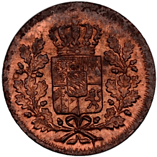 1 Heller 1855 Bayern