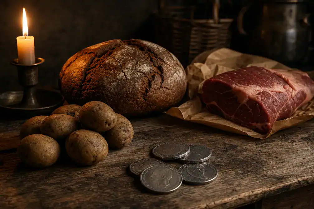 Lebensmittelpreise im 19. Jahrhundert: Was kosteten Brot, Fleisch und Kartoffeln?