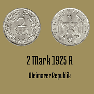 2 Reichsmark 1925 A