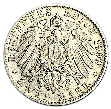 2 Mark 1900 J Hamburg