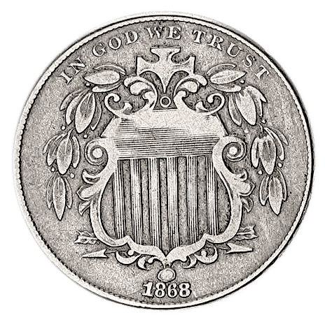 5 Cents 1868 USA