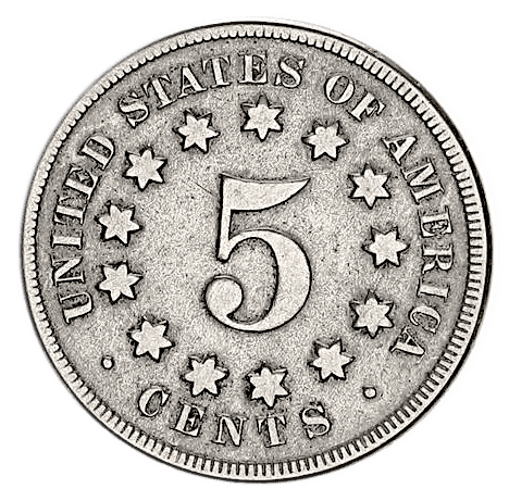 5 Cents 1868 USA
