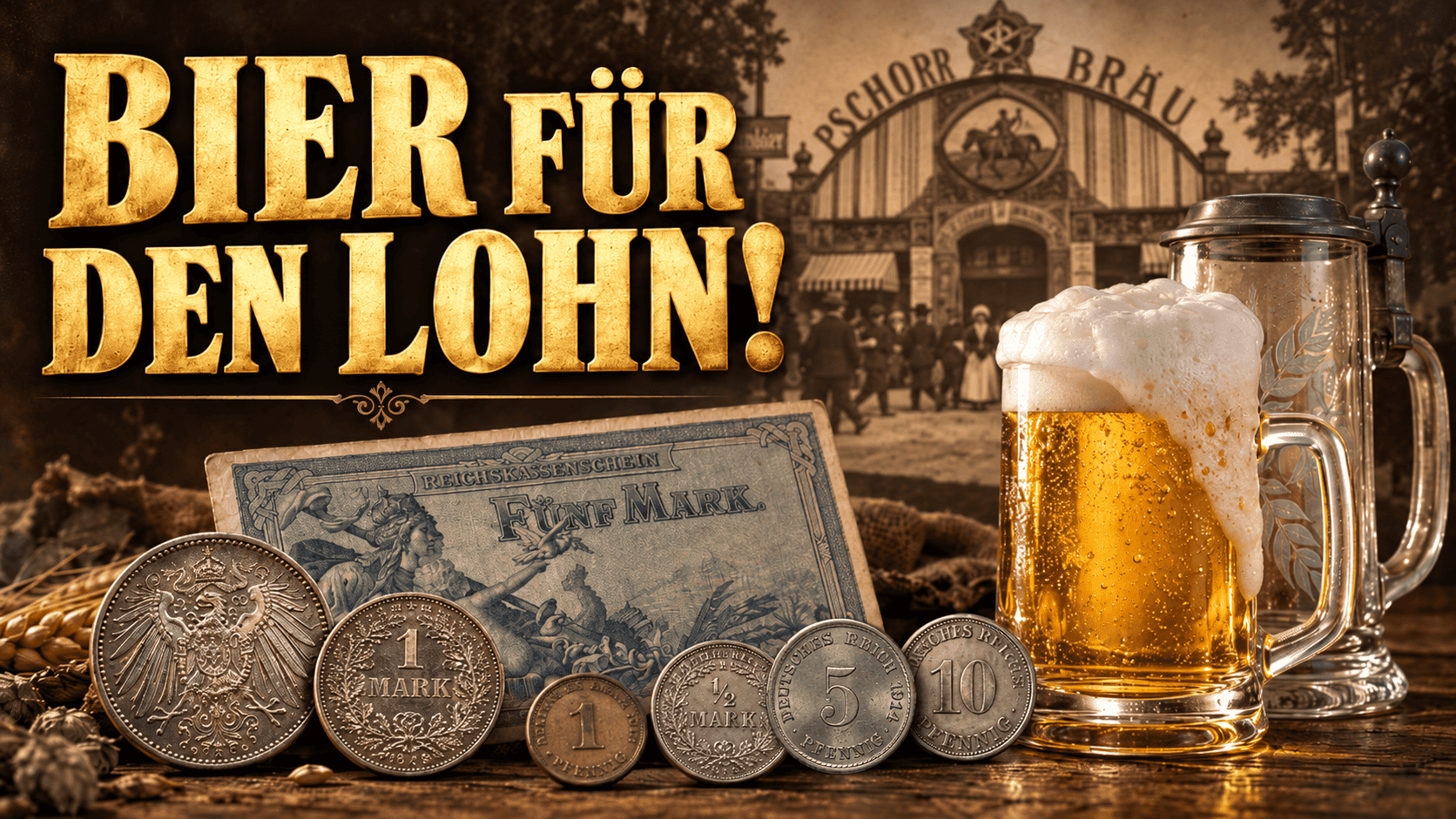 Thumbnail Video Was war die Mark im Kaiserreich wirklich wert? YouTube Kanal @preussenthaler